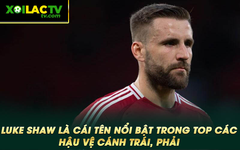 Luke Shaw la cai ten noi bat trong top cac hau ve canh trai phai Luke Shaw là cái tên nổi bật trong top các hậu vệ cánh trái, phải