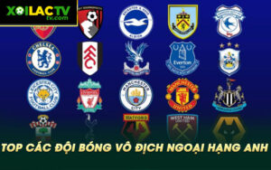 Top cac doi bong vo dich Ngoai Hang Anh Top các đội bóng vô địch Ngoại Hạng Anh
